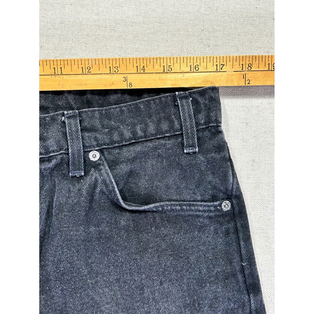 Vintage Levi's 550 Men's 36 Orange Tab Jeans Black Denim Relaxed Taper Baggy 90s - Picture 3 of 8